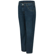 Bulwark Men’s Straight Fit Jean with Stretch in Demin